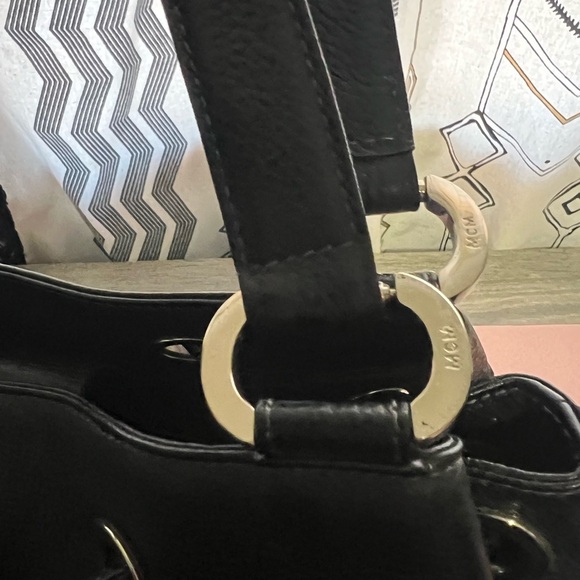 MCM Studded Leather Tote - Picture 6 of 15